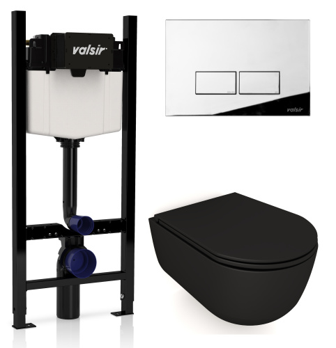 Комплект унитаза с инсталляцией VALSIR KIT VSCR 7334NEMT Slim P3